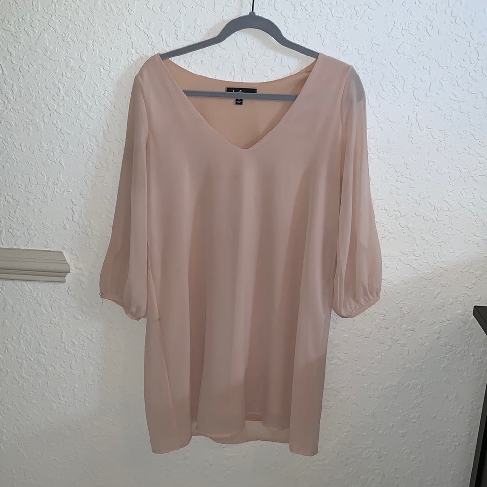 Blush pink dress